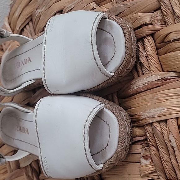 ๐ผ PRADA ESPADRILLES OPEN TOE SANDALS. - Picture 5 of 14